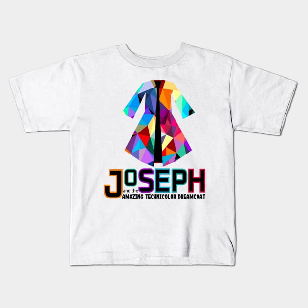 Joseph and the amazing technicolor dreamcoat Kids T-Shirt by thestaroflove